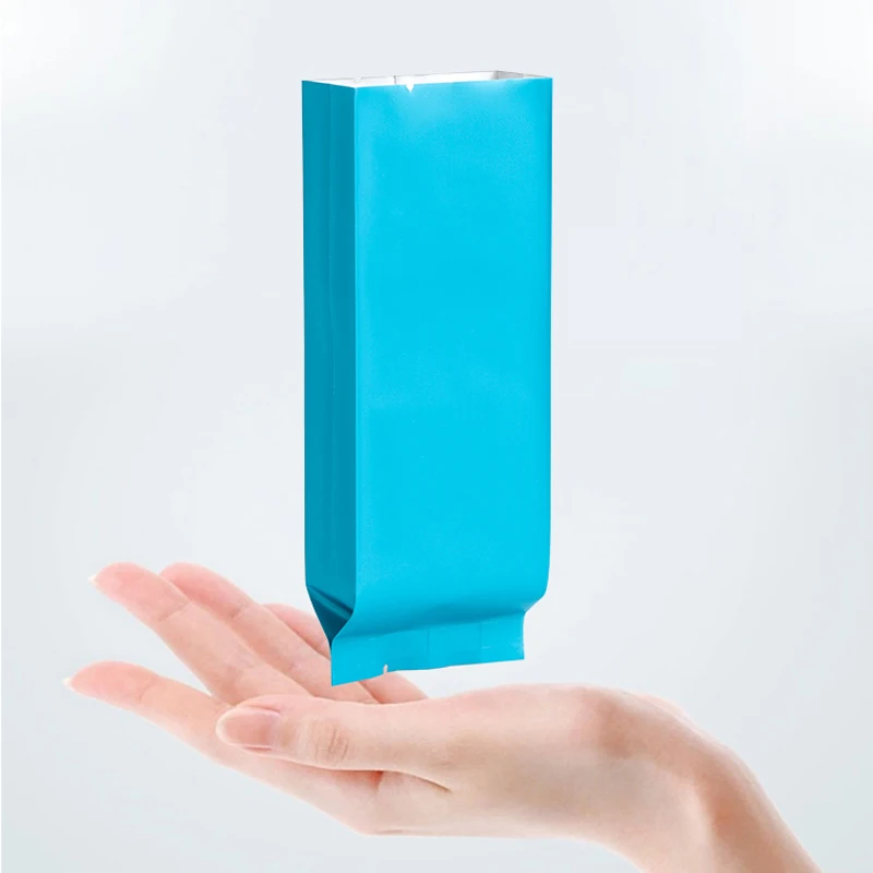 200 шт./лот пакетики для чая уплотненный чистый алюминиевый пакетик