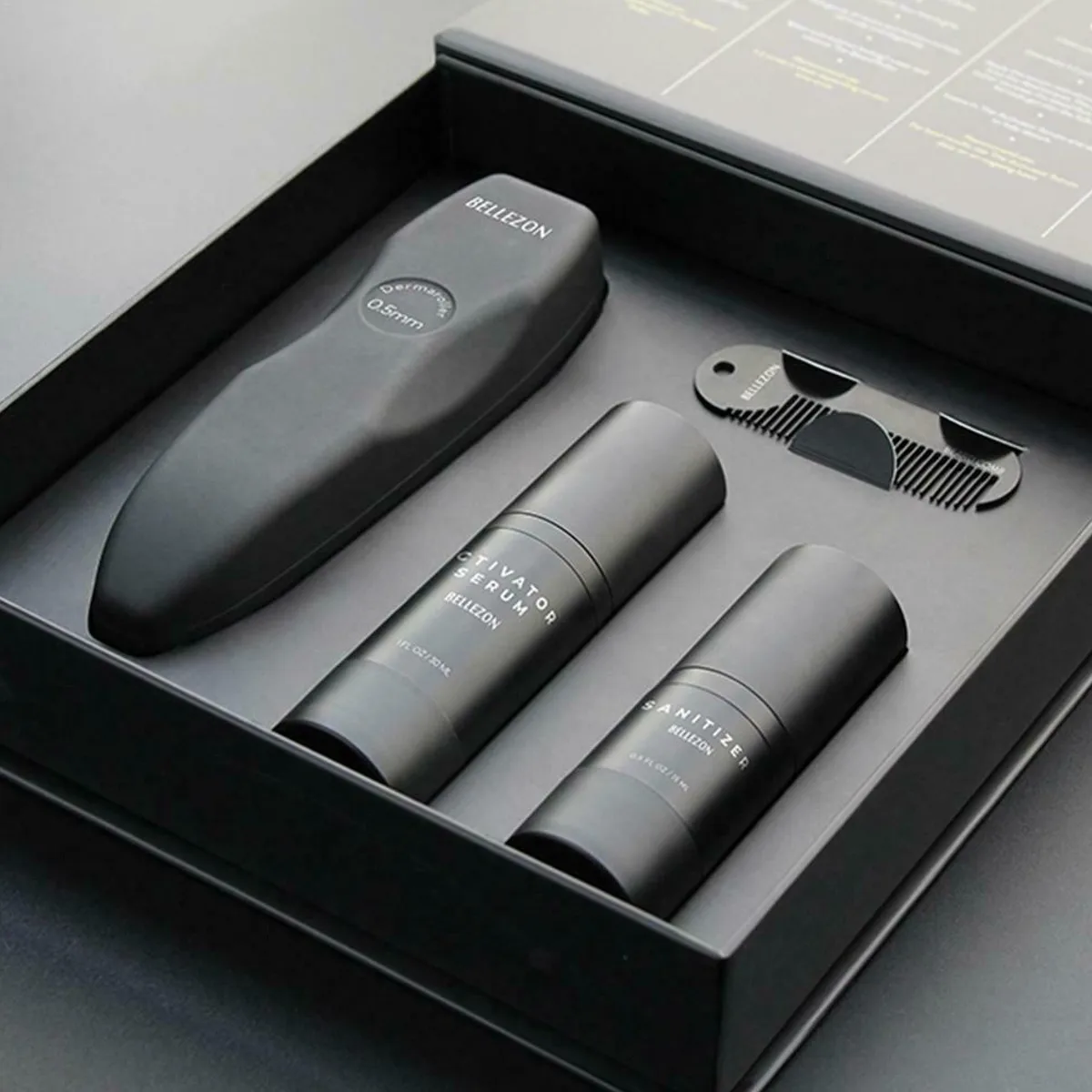 

4 Pcs/set Men Beard Growth Kit Hair Growth Enhancer Thicker Oil Nourishing Leave-in Conditioner Beard Grow Set with Comb