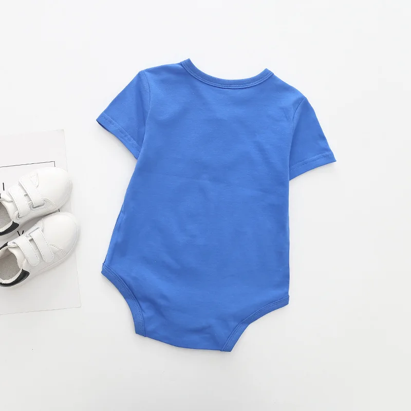 Комбинезон детский с коротким рукавом хлопок принт букв | Мать и ребенок