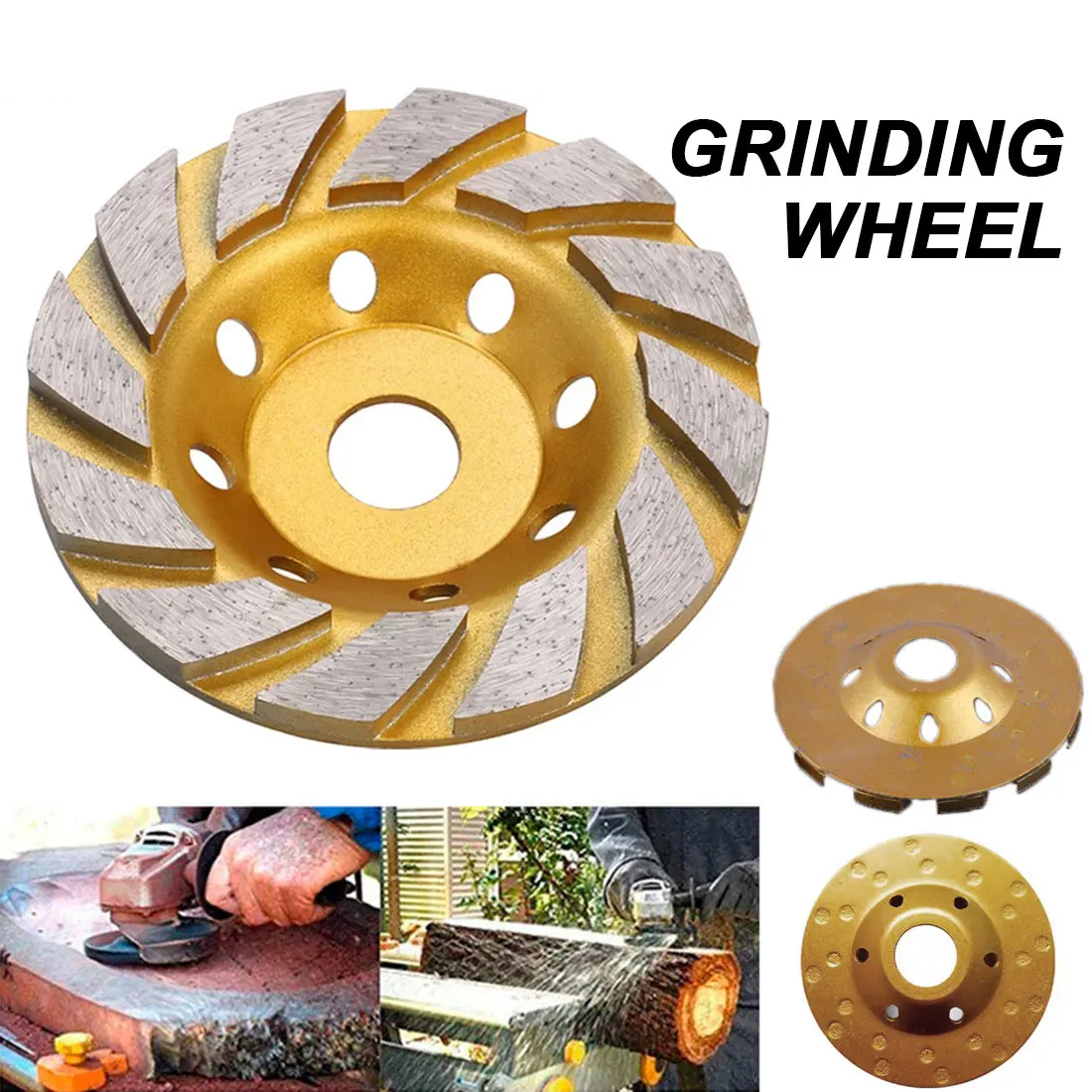 

Diamond Grinding Wheel Disc Wood Carving Grinding Cup Grinder Concrete Granite Stone Ceramic Cutting Disc Power Tools Bowl Shape