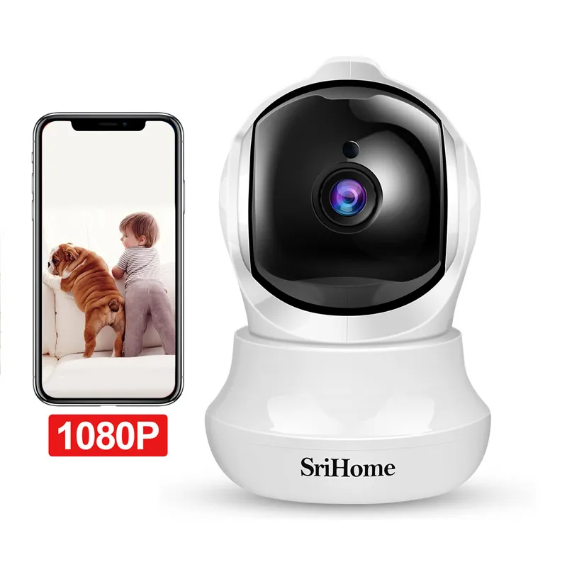 QZT WI FI видеонаблюдения Камера 1080P Беспроводной Видеоняни и радионяни Крытый