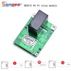 Релейный модуль SONOFF RE5V1C с Wi-Fi, беспроводной дистанционный переключатель для умного дома сделай сам, 5 в постоянного тока, контактный выход eWeLink, вводавтоматический переключатель
