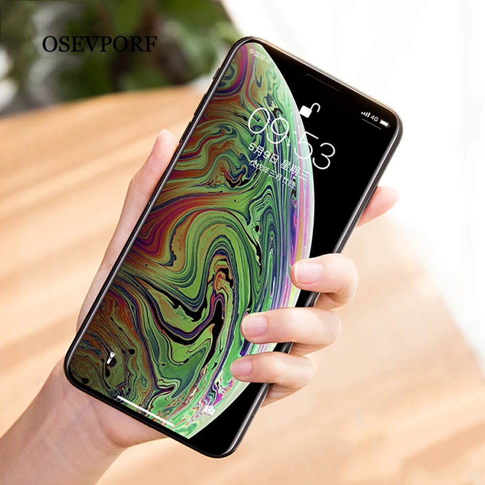 Полное покрытие закаленное стекло для iPhone X XR XS 11 Pro Max Защита экрана 8 7 6 6s Plus защитная пленка Glas 11|Защитные