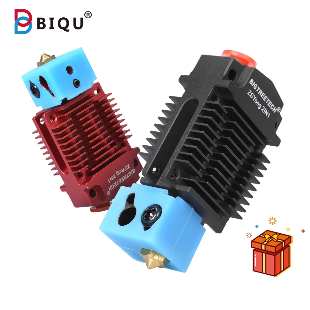 Экструдер Hotend 2 в 1 с комплектом вентиляторов двухцветное переключение J head для
