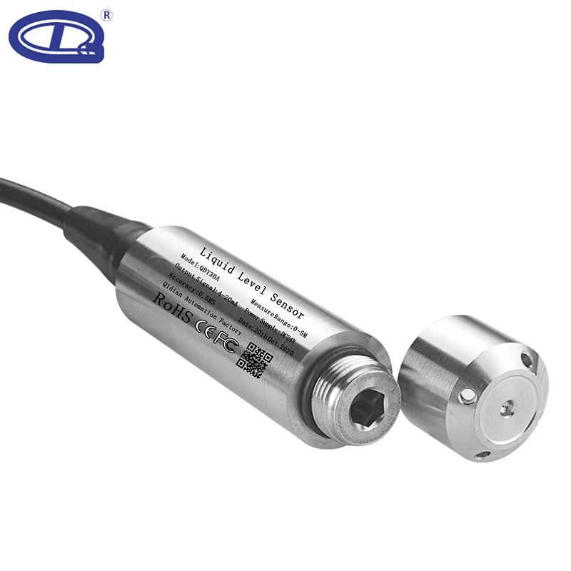 Датчик уровня воды и жидкости 4-20 мА 0-10 В RS485 выход DC24V QDY30A | Инструменты
