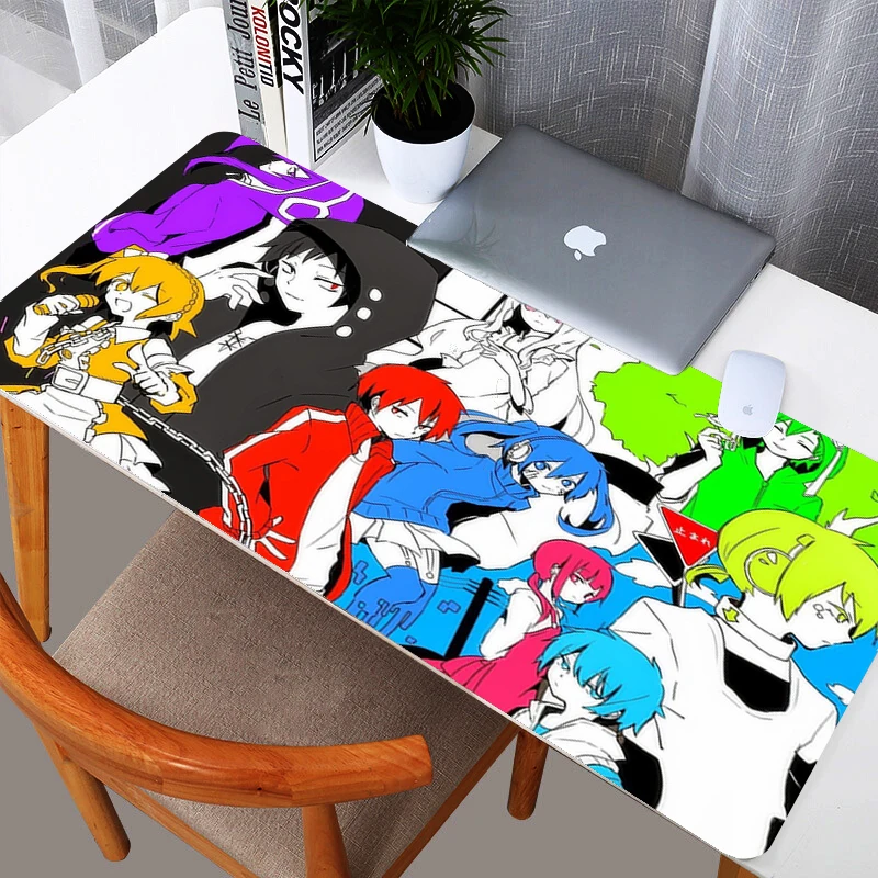

Laptop Mat Xxl Cool Anime Manga Design Customized Large Extended Mousepad Gaming Mouse Pad Non-slip Keyboard Pad