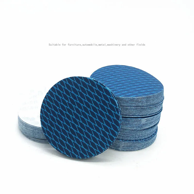 

20PCS 5“ Flocking Sandpaper Diamond-shaped Brushed Sheet Sanding Discs Carpentry Paint Polishing Pad Anti-clogging Buffing Sheet