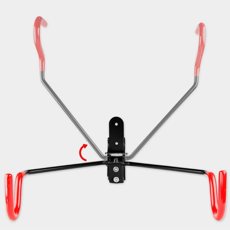 

Wall Mount Bike Hanging Hooks Indoor Storage Rack Cycling Hanger Steel Tool Organizer Holder Home Garage Holding Utility