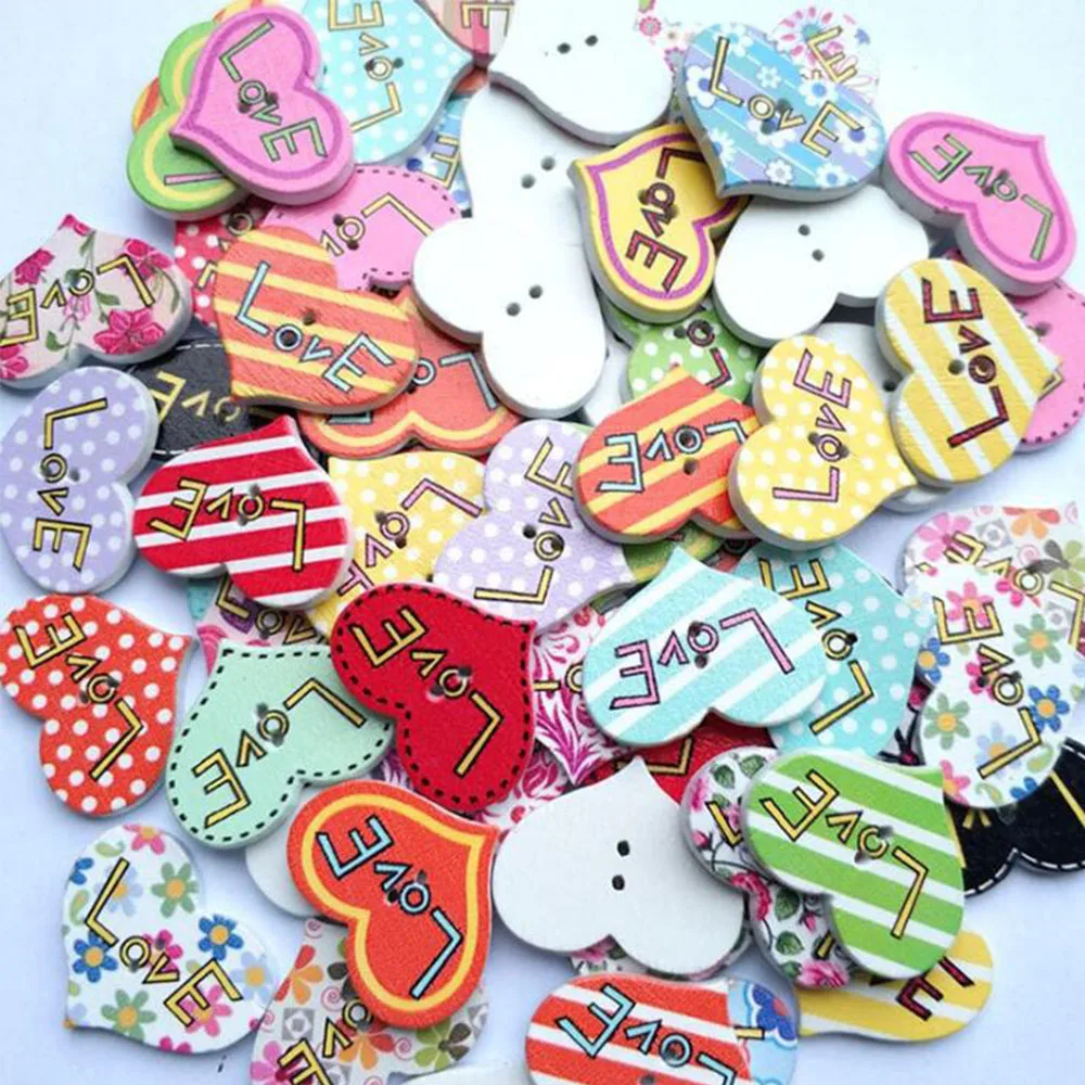 50 шт. декоративные пуговицы с 2 отверстиями 25 мм|Пуговицы| |