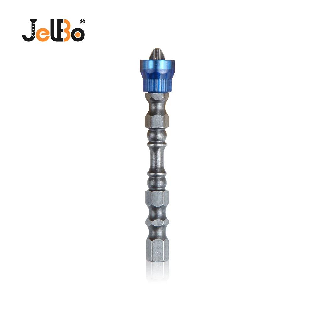 JelBo синий с одной головкой Магнитная отвертка шестигранным хвостовиком