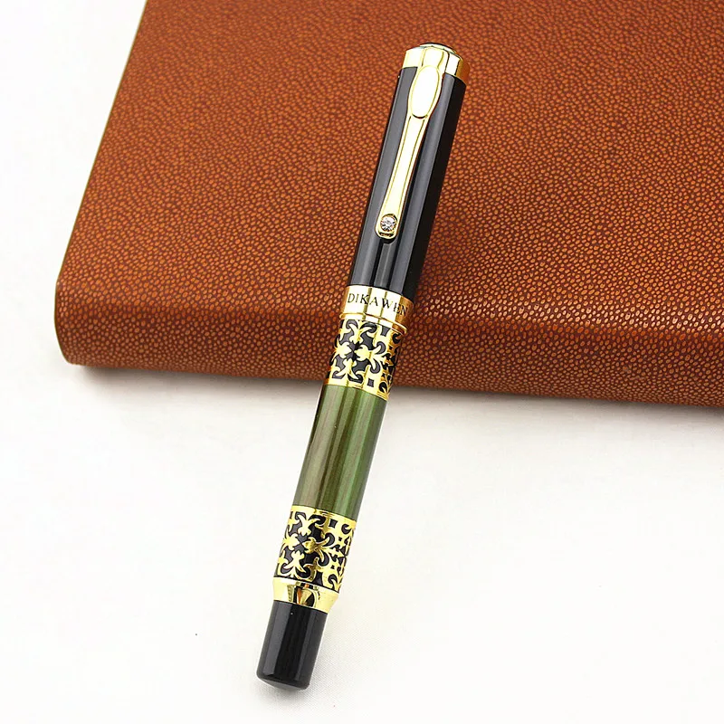 Высококачественная Алмазная металлическая шариковая ручка роскошная 0 5 мм для
