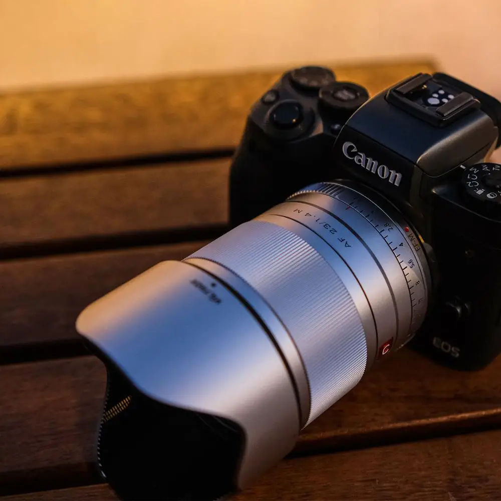 Viltrox 23 мм f1.4 STM EF-M крепление Авто фокус APS-C Prime объектив для камер Canon EOS M M5 M6 Mark II M200