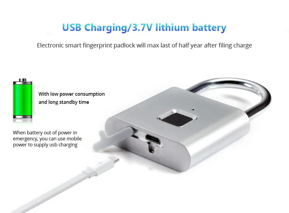 Умный USB Перезаряжаемый дверной замок без ключа, замок с отпечатком пальца, умный золотой замок безопасности, замок с отпечатком пальца для ящика шкафа