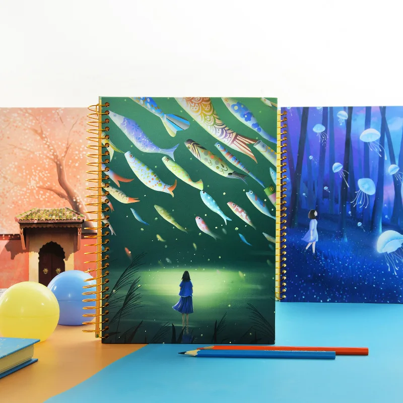 Креативный блокнот в виде сказочной катушки милый B5 портативный с пустыми