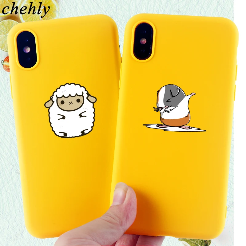 Овец корги чехол для телефона IPhone 6s 7 8 11 12 мини Plus Pro X XS MAX XR SE из мягкого силикона с
