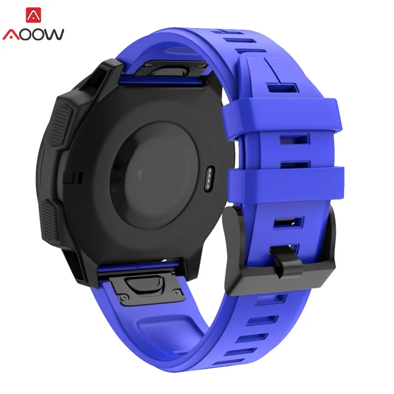 Силиконовые ремешки для часов Garmin fenix6 6S 5X 6X 5S x5plus 3 3HR forerunner935 945 подход S60 ремешок браслет ремень/20 мм/22 мм 26 мм