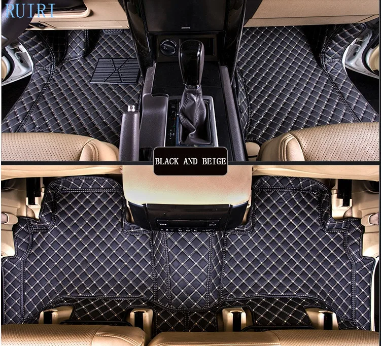 

High quality! Custom special car floor mats for Toyota Land Cruiser Prado 150 2022-2010 5 seats waterproof carpets,Free shipping