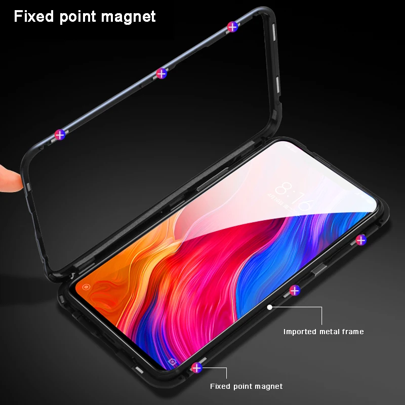 Популярный 360 магнитный поглощающий чехол для Huawei Nova 3 3i 2i P30 P20 Lite Магнитный из