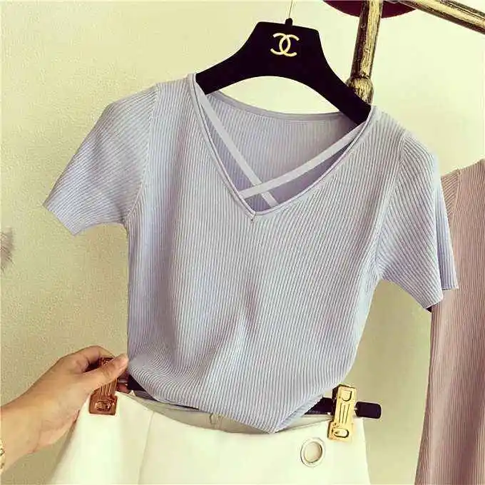 

Tops T Shirt Women Short Sleeve Tshirt Women T Shirt Cotton Tee Shirt red Femme