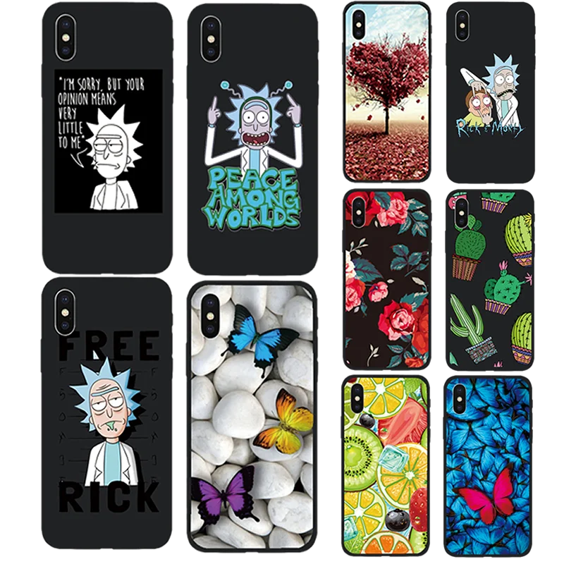Чехол для телефона чехол iPhone 6 6s 7 8 Plus X XS 5 5S SE модные с цветочным рисунком мягкий из