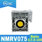 Редуктор червячного редуктора NMRV075, 1:7, 5101520253040506080100, 19222428 мм, редуктор входного вала коробки передач, бесплатная доставка