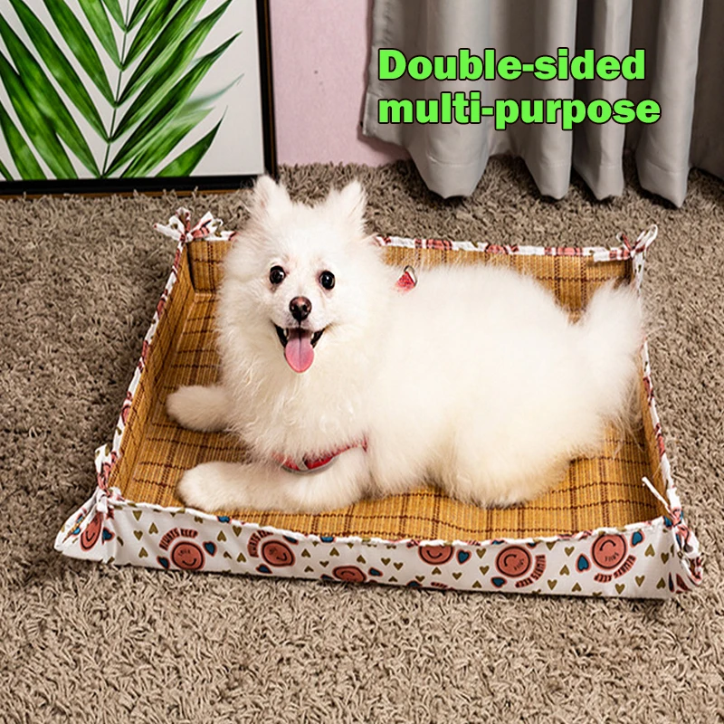 Летняя охлаждающая подстилка для собак и кошек кровать домашних животных