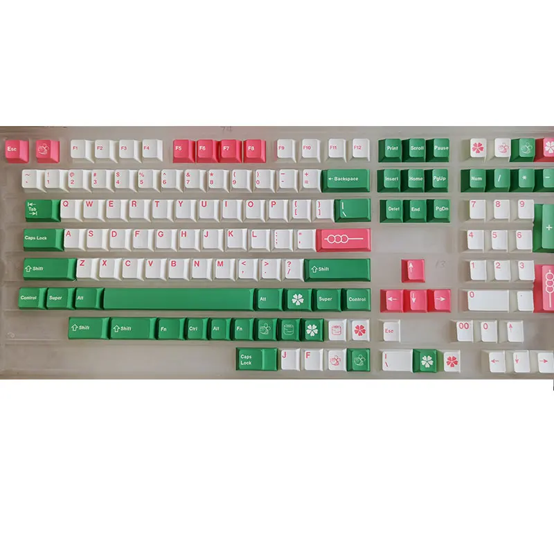 135 клавиш GMK Hanami Dango крышка ключа s PBT с пятью Сторонами сублимационная