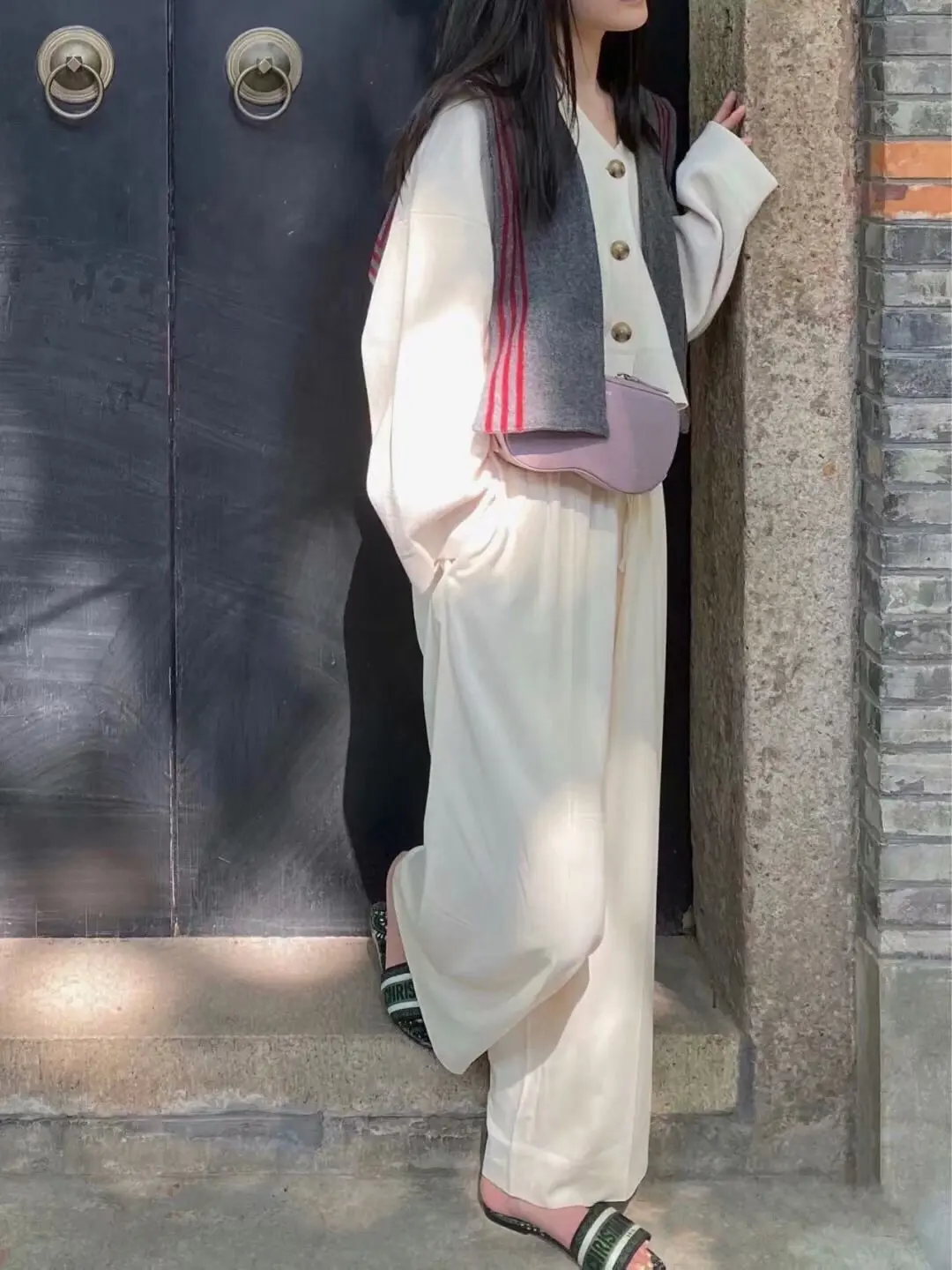 

2021 Summer New Women's Shoes Woven High Heels Women's European and American Chunky Heel Sandals Women's Mid Heel