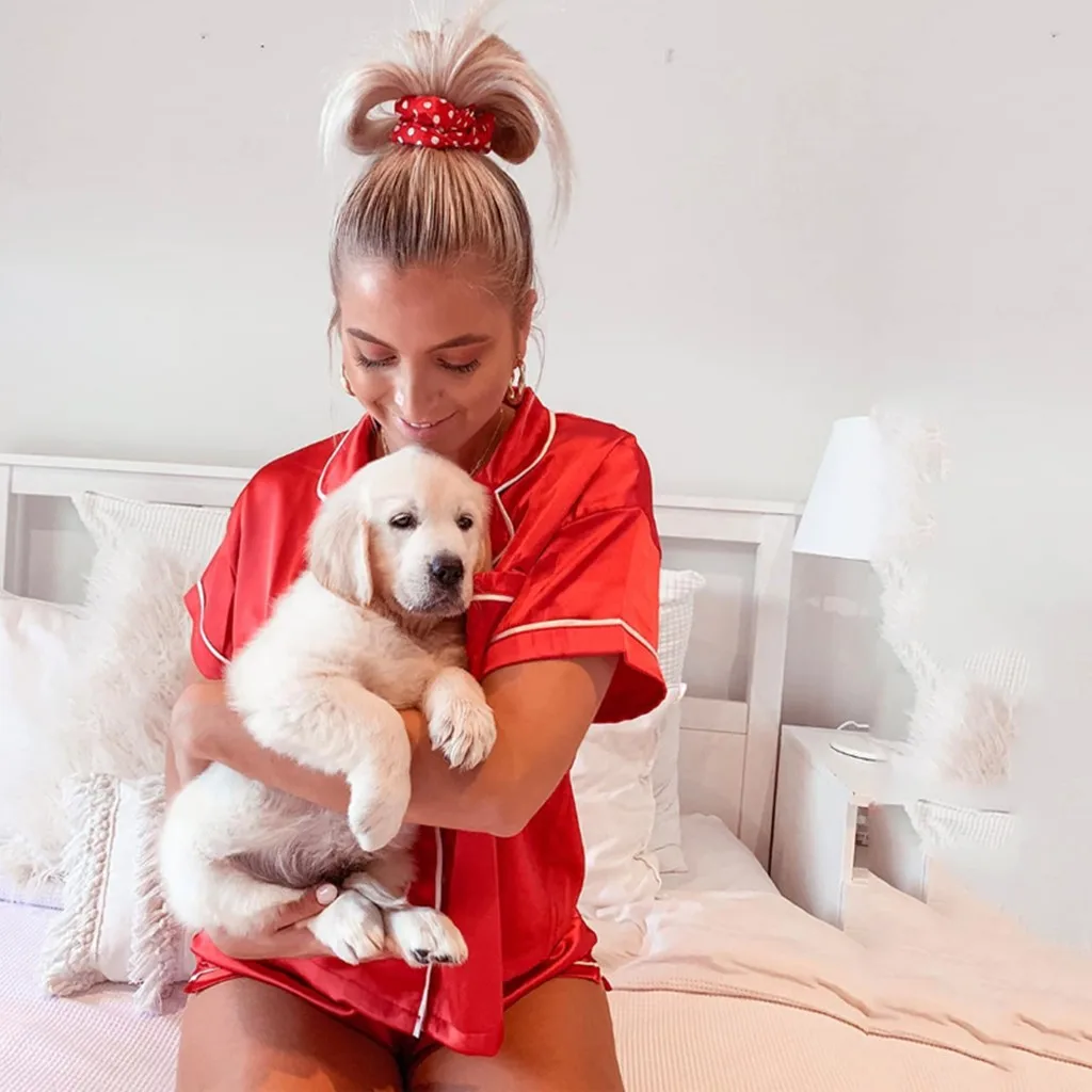 

Women's loungewear Satin Pajamas Sleepwear Long And Short Button-Down bedroom Set Clothes outfit sets 2021 Summer Homewear