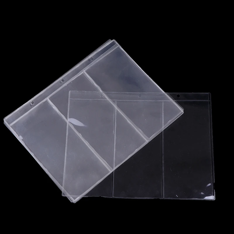 Держатель для банкнот 10 шт. защитный лист с 3 отделениями сбора бумаги альбома ПВХ