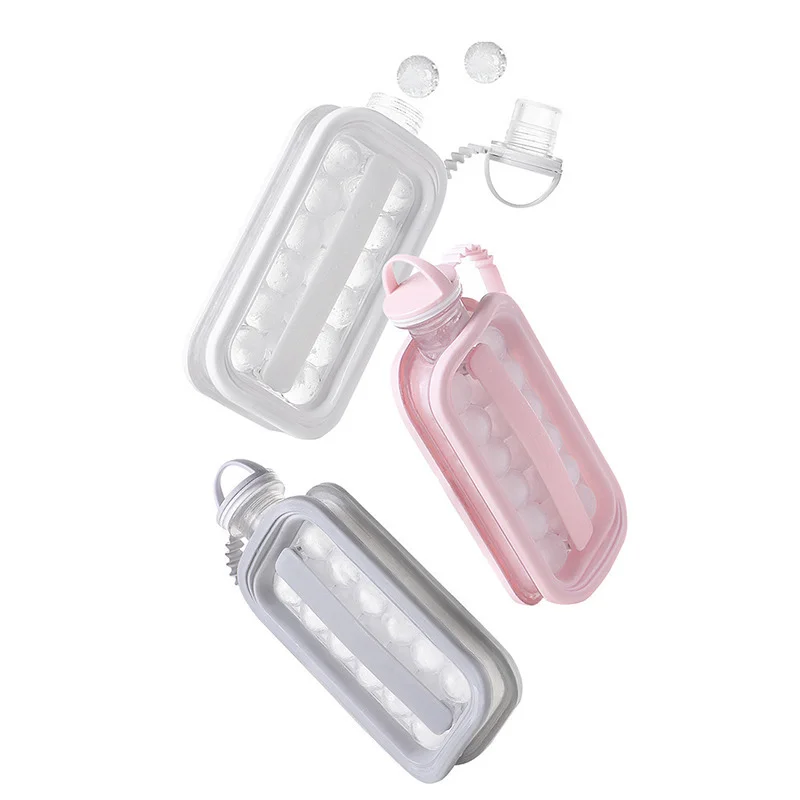 

Portable Creative Ice Hockey Pot 2 In 1 Ice Ball Maker Cubic Container Household Ice Tray Ice Cube Mold Kettle Bar Kitchen Tool