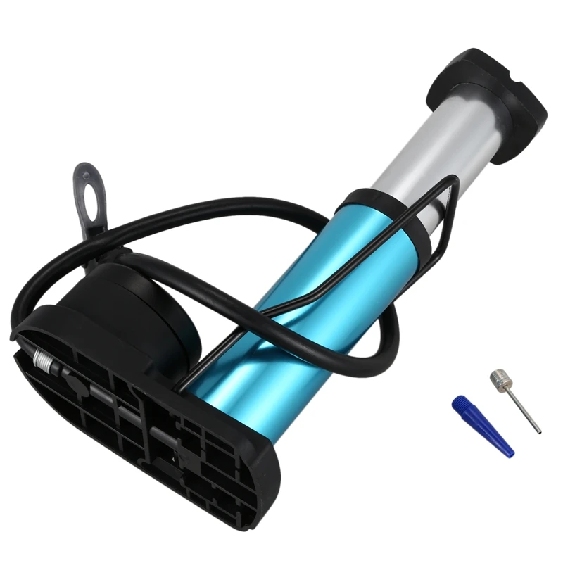 

Portable Foot Activated Floor Pump 140Psi Mtb Bike Air Inflator With Pressure Gauge Cycle Air Pump