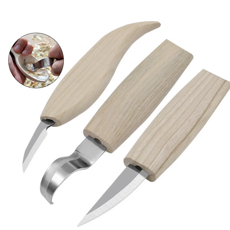 2/5 шт./компл. нож из нержавеющей стали для резьбы по дереву DIY художественное