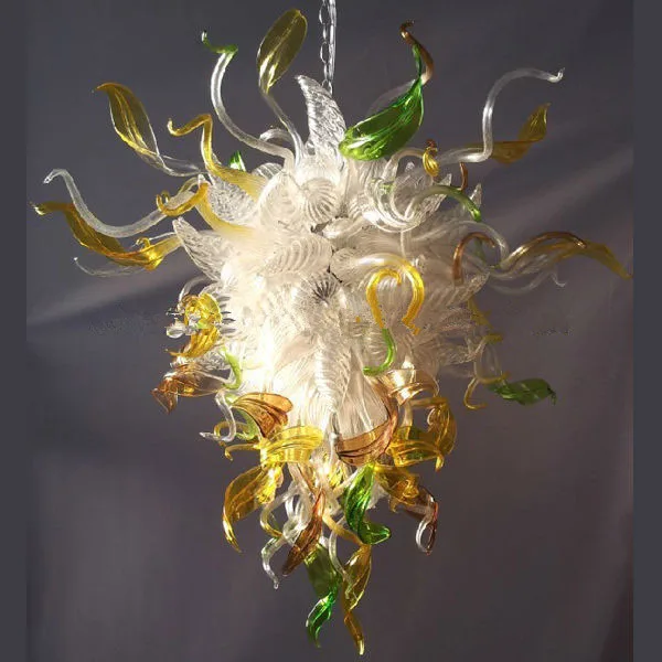 Французская винтажная люстра топового дизайна ручная из дутого стекла|Люстры| |