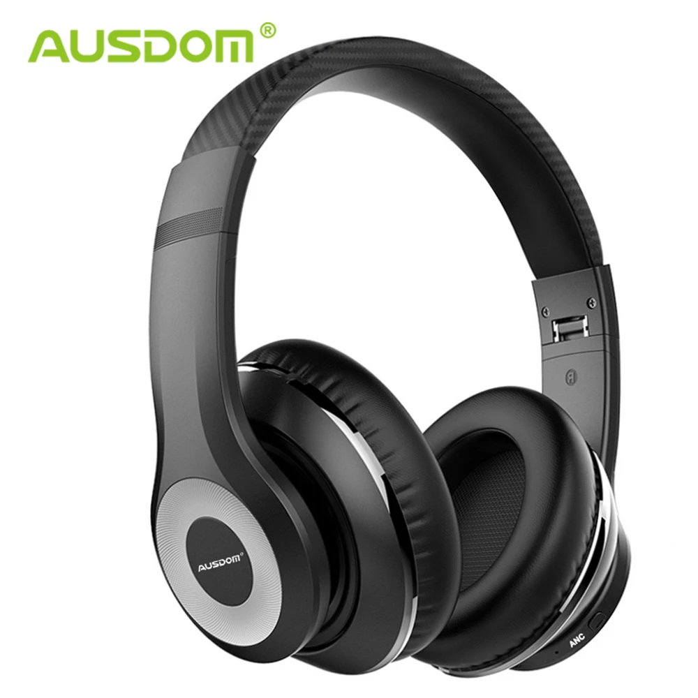 AUSDOM ANC10 V5.0 проводные беспроводные Bluetooth наушники 30H Play Time Складная активная
