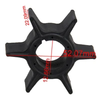 water pump impeller for nissan tohatsu 30 40 50 hp 2 stroke tldi 3c8 65021 2 outboard motor 6 blades boat parts accessories
