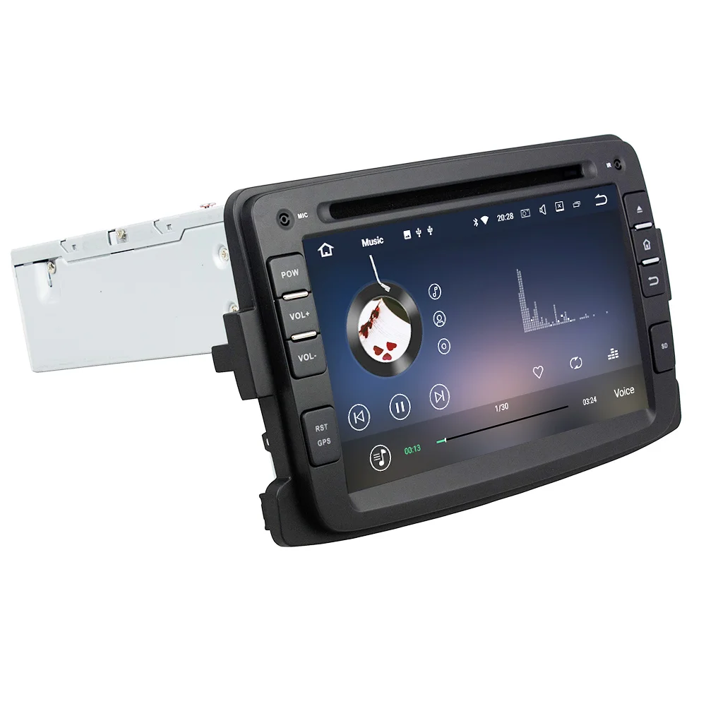 Eunavi 1 Din Android 7 2 Гб RAM автомобильный dvd-плеер GPS Navi RDS радио для Renault Duster 2012 2013 wifi Bluetooth
