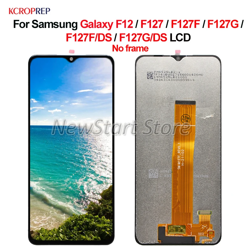 Сменный ЖК дисплей для Samsung Galaxy F12 F127 с сенсорным экраном и дигитайзером в сборе