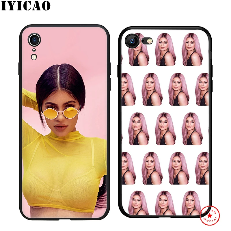 IYICAO Kylie Jenner мягкий чехол для телефона iPhone 11 Pro XR X XS Max 6 6S 7 8 Plus 5 5S SE силиконовый TPU |