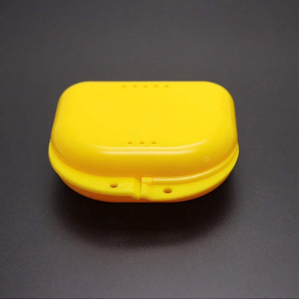 

New 1PC Dental Orthodontic Retainer Denture Storage Mouthguard Container Case Box Hot Denture Boxes