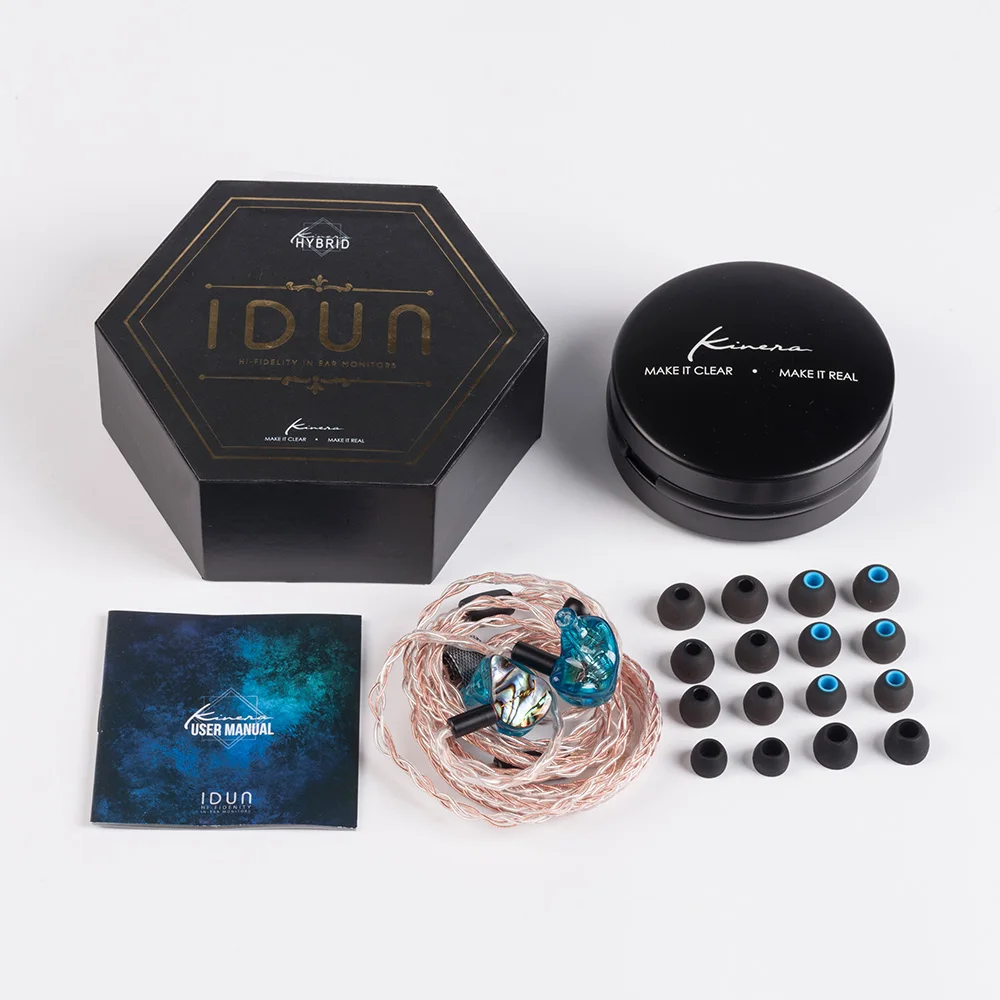 Наушники вкладыши KINERA IDUN 1DD гибридные наушники с драйвером 2ba Hi Fi монитором DJ