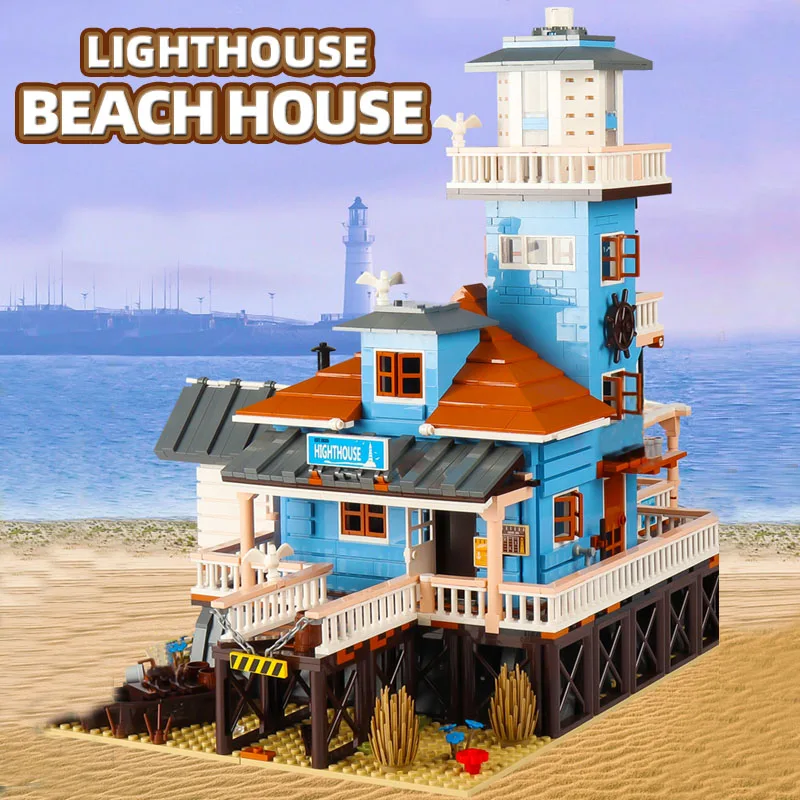 Новинка Yeshin город МОС уличные строительные блоки игрушки подводная рыбалка