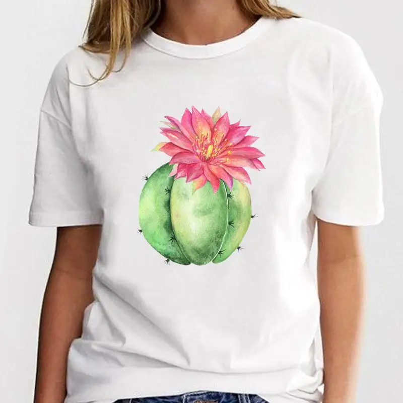 

Женская летняя футболка с коротким рукавом и принтом, с цветочным принтом