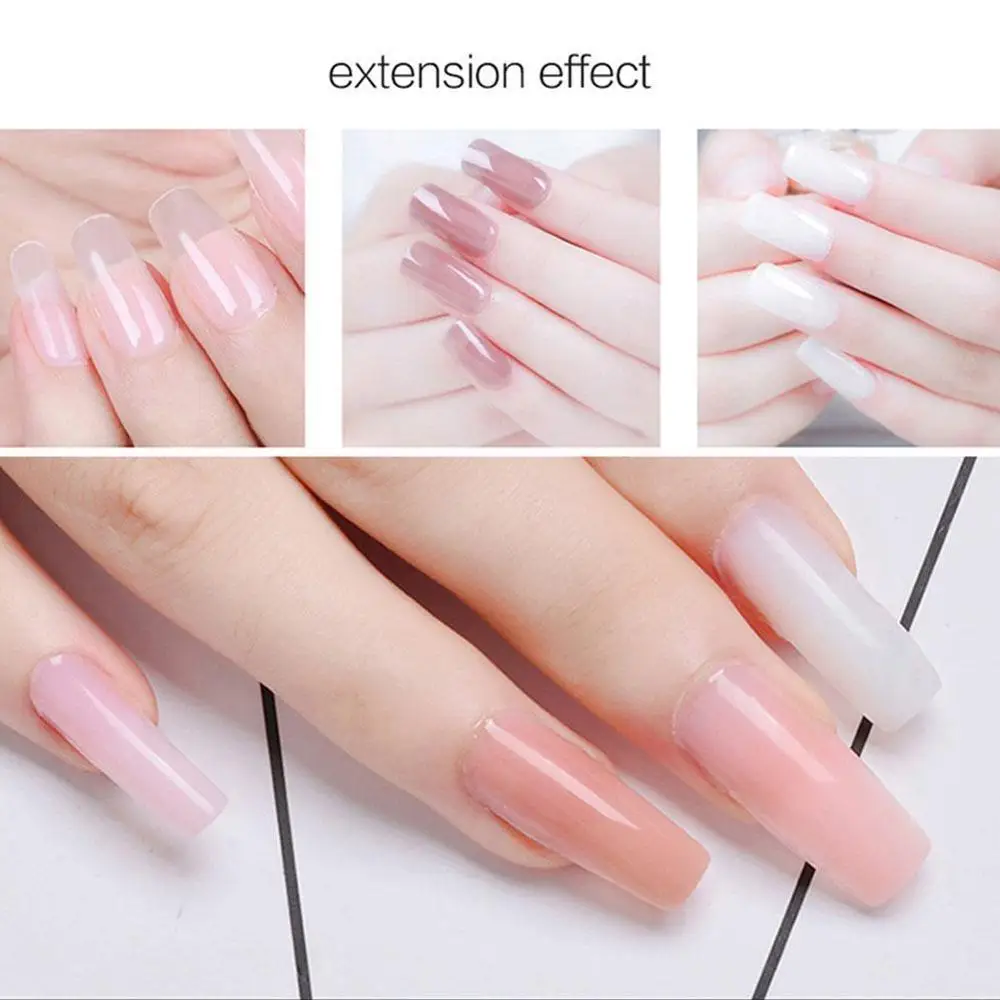 Блестящие алмазные наборы полигелей для наращивания ногтей удаляемое