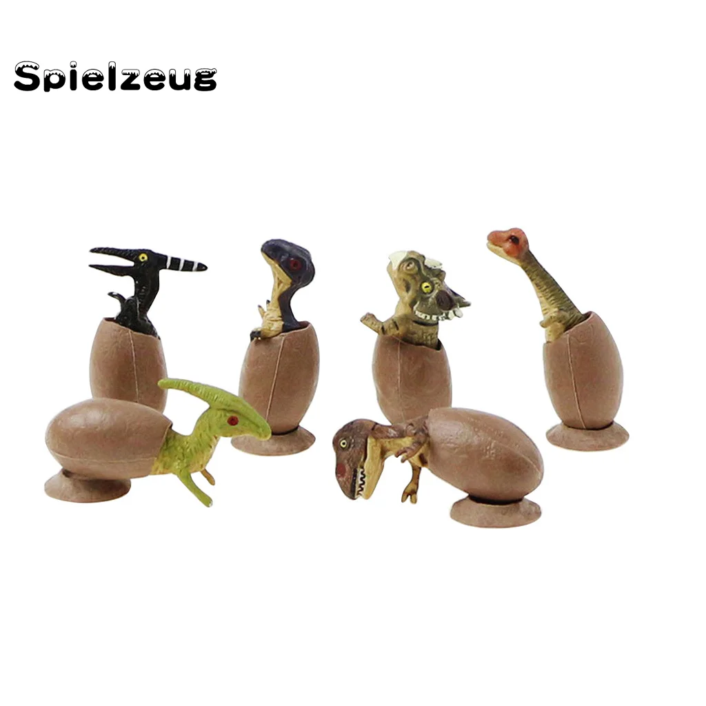 6 шт./компл. обучающая модель мини динозавра фигурки набор классических детских