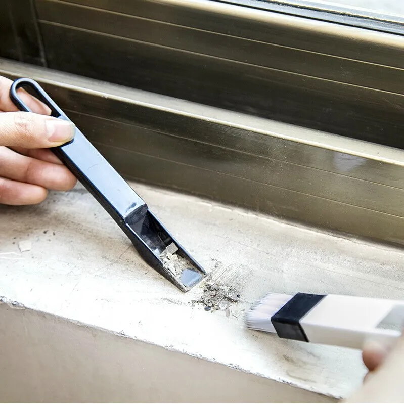 Домашняя клавиатура щетка для кухни и ванной комнаты дверь окно паз чистящие