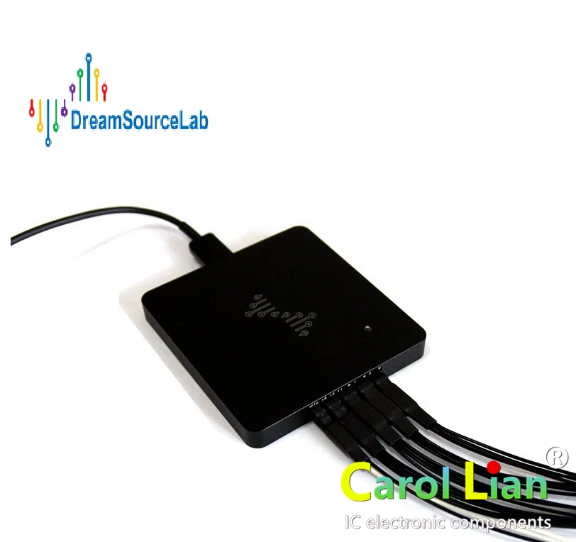DSLogic Plus-это логический анализатор на основе USB, с максимальной частотой дискретизации до 400 МГц и максимальной глубиной дискретизации до 16G