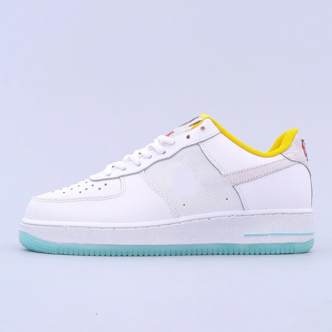 

Low-top casual board shoes 3M reflective Crystal double color outsole Built-in full palm air cushion original