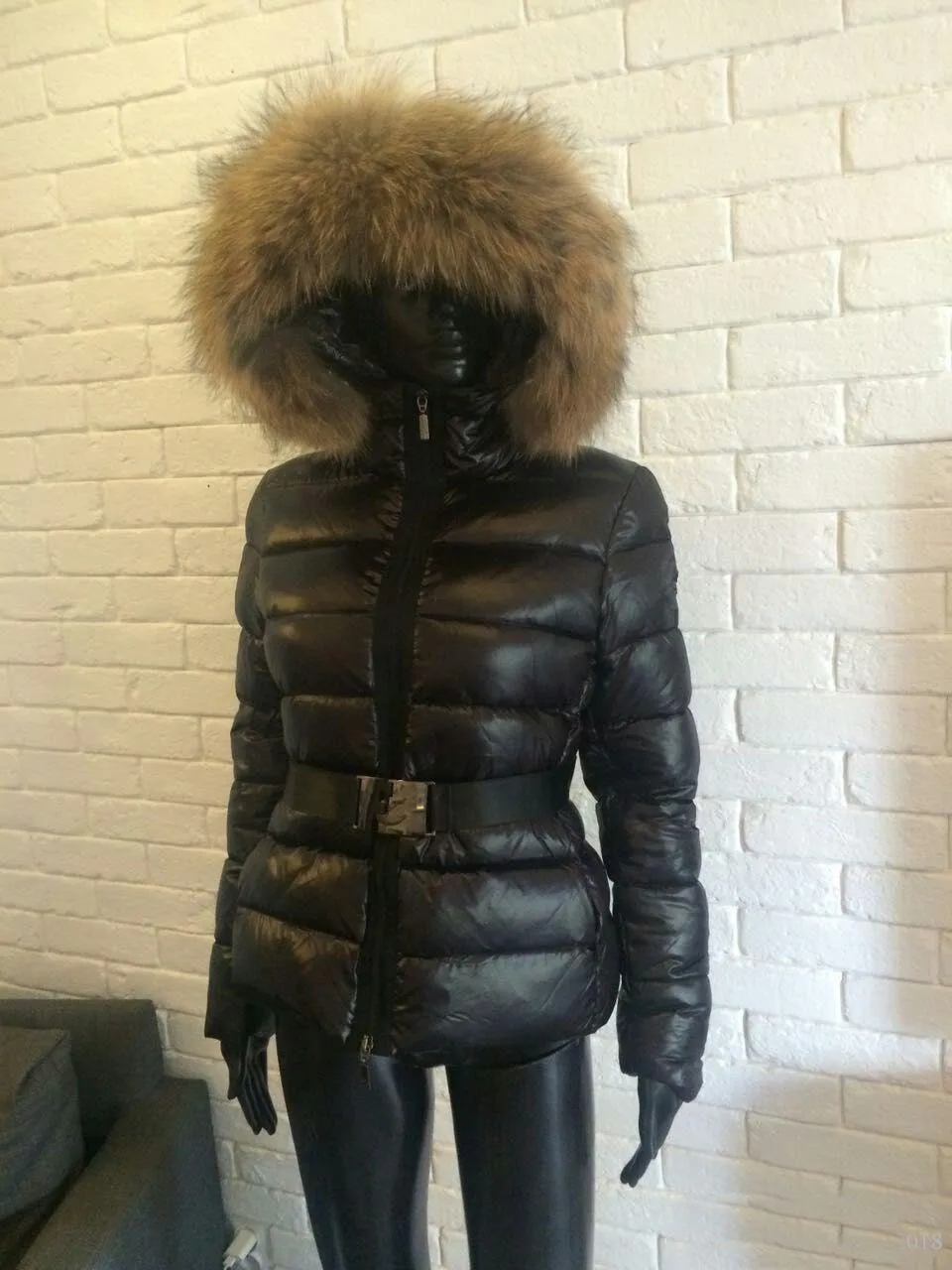 5 black Брендовые зимние женские куртки 95% белые пуховые пальто с воротником из меха енота, пальто с капюшоном, куртка XS-3XL - Цвет: 5 black