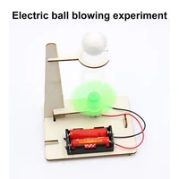 kids diy science toys educational scientific experiment kit floating expriment explore ability wood electric ball toy for kid